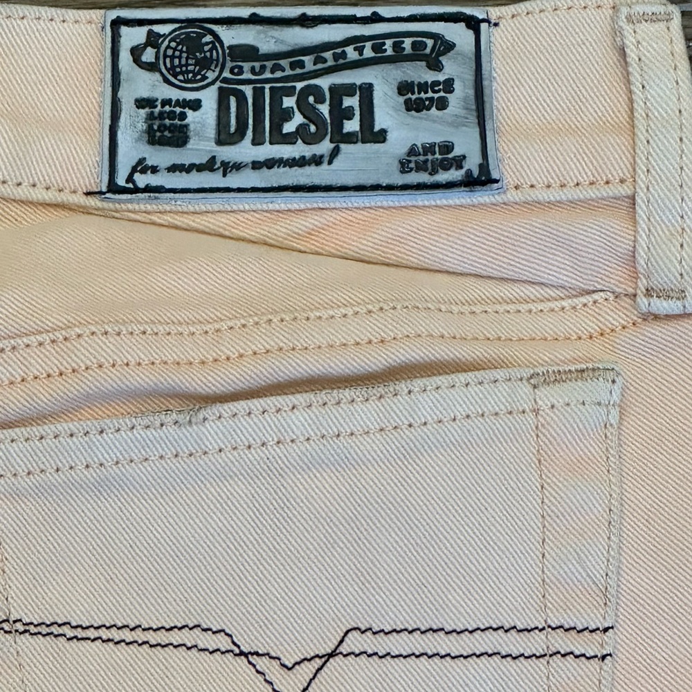 Diesel Getlegg Skinny Jeans Pink Size 24 NWT | Low Rise Distressed Denim Y2K - Picture 9 of 9